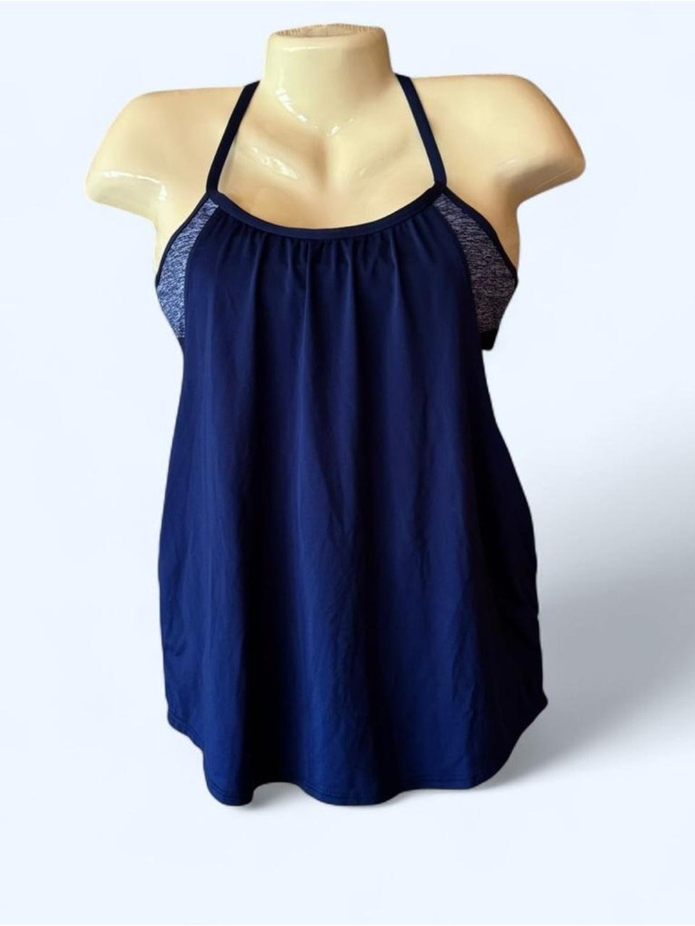 TYR Navy Blue Racerback Tank Top